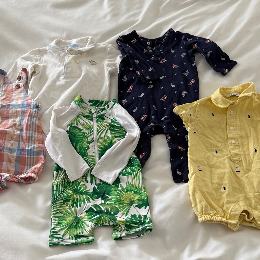 Janie and Jack Kids One Pieces size 3-12 months